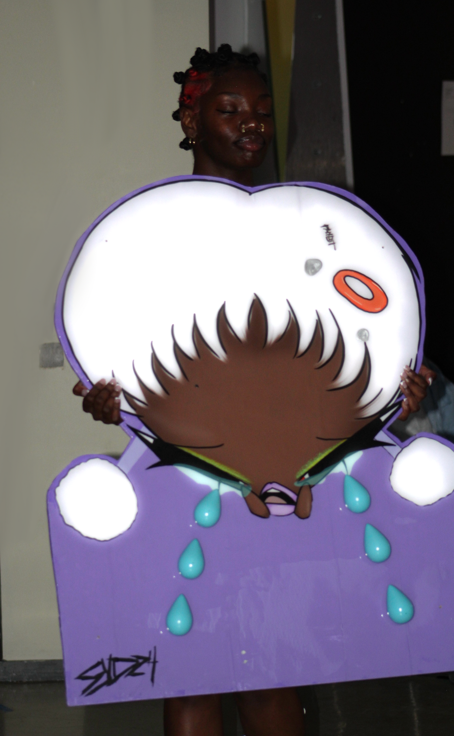 CRYING UTILITARIAN RACK: INTERGALACTIC SAD GURL